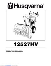 Husqvarna 12527HV Operator's Manual