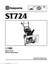 Husqvarna ST724 Owner's Manual