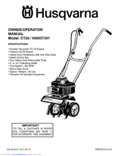 Husqvarna CT20 Owner's/Operator's Manual