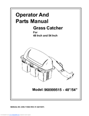 Husqvarna 968999515 Operator And Parts Manual
