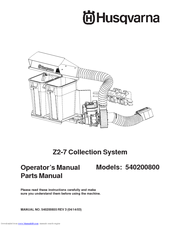 Husqvarna 540200800 Operator's Manual