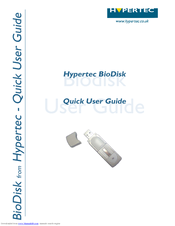 Hypertec BioDisk Quick User Manual