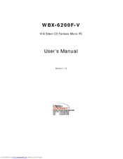 I-Tech WBX-6200F-V User Manual