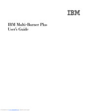 IBM Multi-Burner Plus User Manual