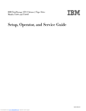 IBM T400F Setup, Operation, And Service Manual