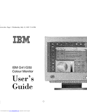 Ibm G41/G50 User Manual