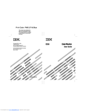 IBM THINKPAD E50 User Manual