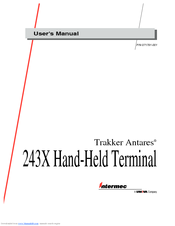 Intermec 243XHand-HeldTerminal 243X User Manual