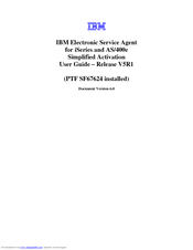 IBM PTF SF67624 User Manual