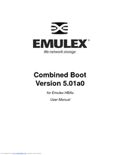 Emulex Combined Boot 5.01a0 User Manual