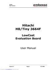Hitachi H8/Tiny 3664F User Manual