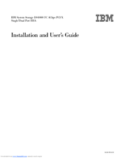 IBM System Storage DS4000 FC Installation And User Manual