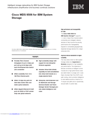 Cisco Cisco MDS 9506 Specification Sheet