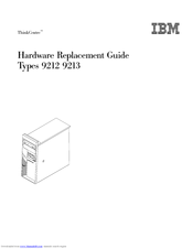 IBM ThinkCentre 9212 Replacement Manual