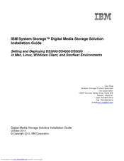 Ibm DS4000 Installation Manual