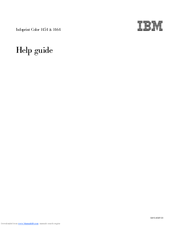 IBM INFOPRINT COLOR 1454 Help Manual
