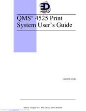 QMS QMS 4525 User Manual