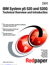 IBM REDPAPER P5 520 Technical Overview And Introduction