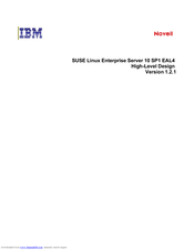 IBM Novell 10 SP1 EAL4 Design Manual