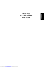 IBM E52 User Manual