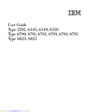 Ibm 2292 User Manual