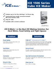 Ice-O-Matic ICE1506 Series Specifications