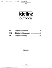 Ide Line 793-001 User Manual