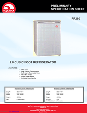 Igloo FR280 Specification Sheet
