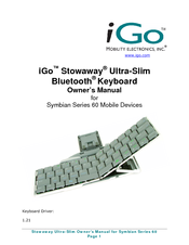 Igo 60 Owner's Manual