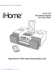 iHome iH56 Product Manual