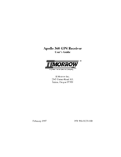 II Morrow Apollo 360 User Manual
