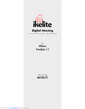 Ikelite Nikon Coolpix L1 Instruction Manual