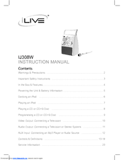 iLive IJ308W Instruction Manual