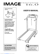 Image Freestride 16.0 Treadmill User Manual