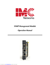 IMC Networks Management Module SNMP Operation Manual