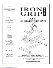 Impex IRONGRIP IGS-04 Owner's Manual