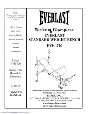 Everlast EVE-720 Owner's Manual