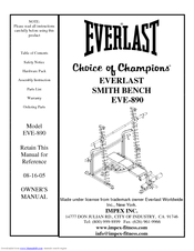 Everlast EVE-890 Owner's Manual