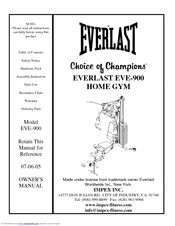 Everlast EVE-900 Owner's Manual