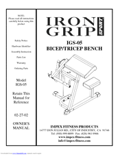 Impex Iron Grip Sport IGS-05 Owner's Manual