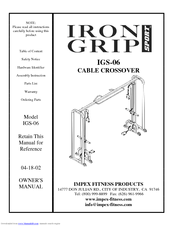 Impex Iron Grip Sport IGS-06 Owner's Manual