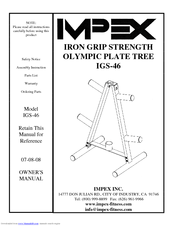 Impex Iron Grip Strength IGS-46 Owner's Manual