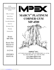 Impex Marcy Platinum MP 4500 Manuals ManualsLib