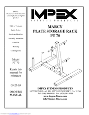 Impex MARCY PT 70 Owner's Manual