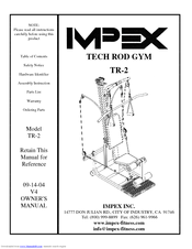 Techrod tr2 2024 exercise chart