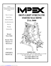 Impex MARCY TSA 5000 Owner's Manual