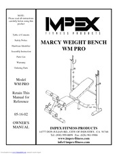 Impex MARCY WM PRO Owner's Manual