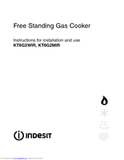 Indesit KT6G2MIR Instructions For Installation And Use Manual