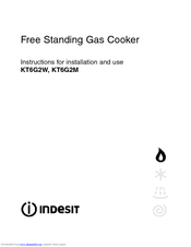 Indesit KT6G2M Instructions For Installation And Use Manual