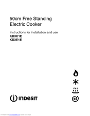 Indesit KD3E1E Instructions For Installation And Use Manual